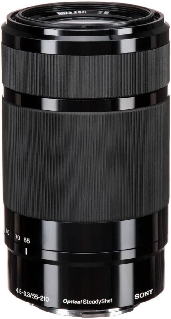 Sony Lente 55-210 mm/F 4,5-6,3 OSS 55 mm
