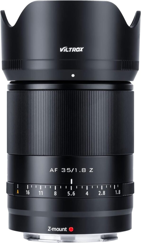 VILTROX Lente de montagem Nikon Z de quadro completo 35 mm