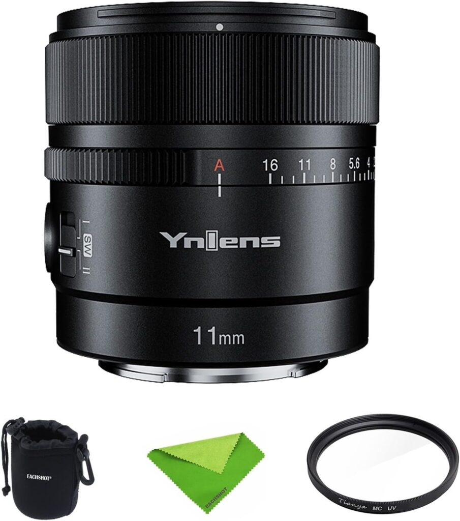 Yongnuo Yn11mm F1.8S Lente de foco automático de grande abertura Aps-C Da Dsm Wl com 